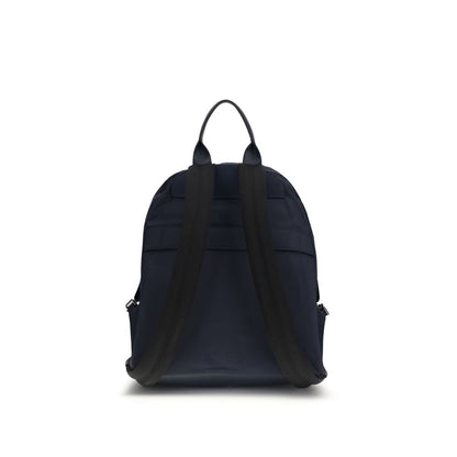 Kiton Blue Nylon Backpack