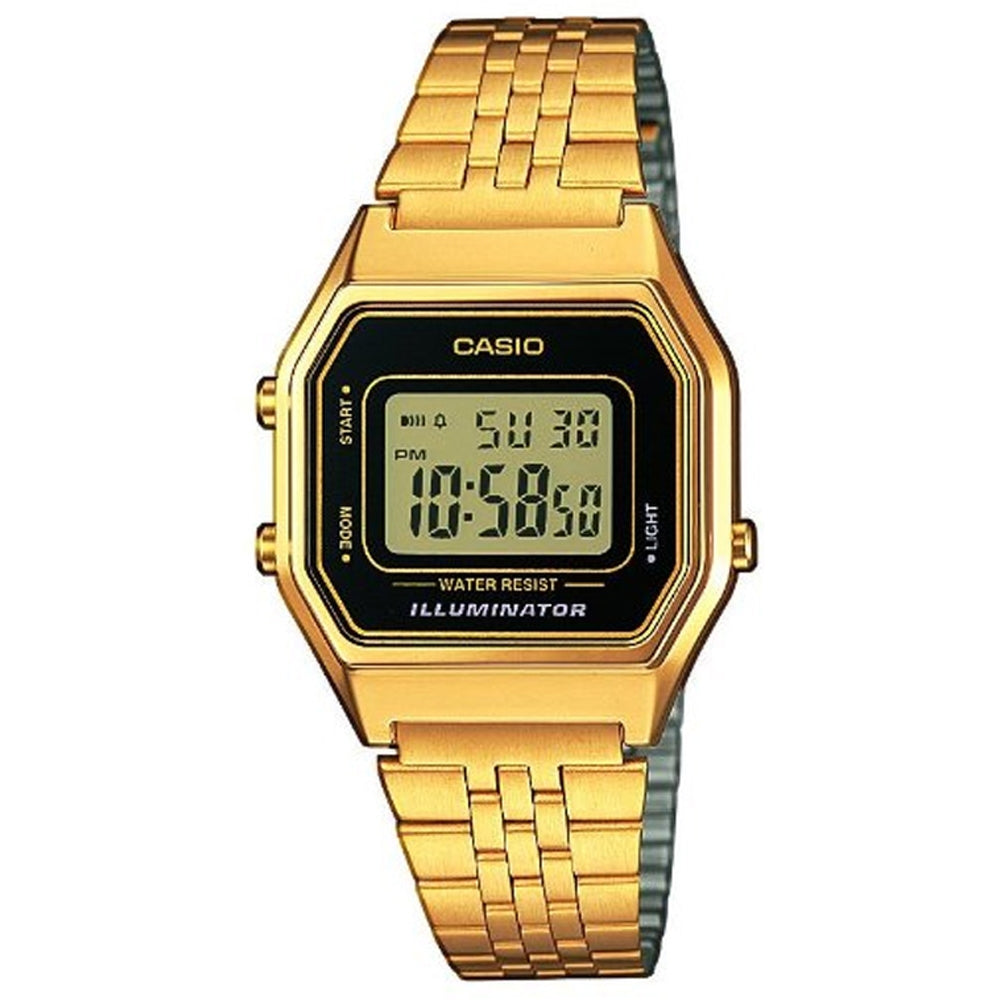 CASIO VINTAGE Mod. ICONIC LADY GOLD - BLACK-0