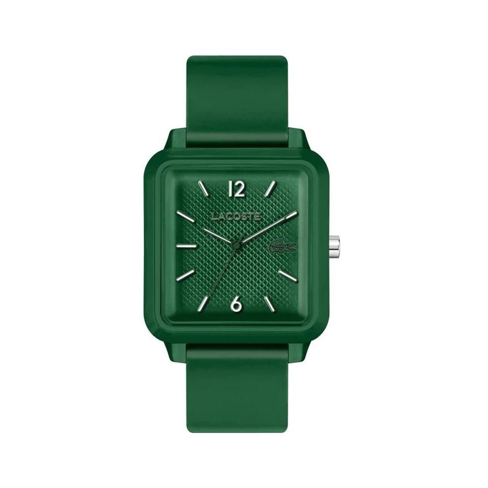 LACOSTE Mod. 2011250 gent's quartz watch, 20mm case, water-resistant 5 ATM, mineral dial, 24-hour function, official packaging.