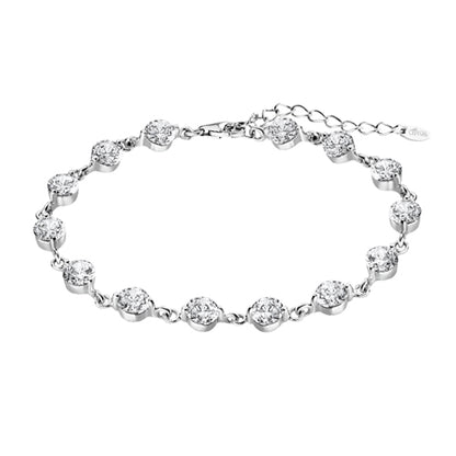 Elegant silver bracelet by LOTUS JEWELS JEWELRY Mod. LP1788-2/1 with sparkling stones, perfect for adding a touch of glam to any outfit.
