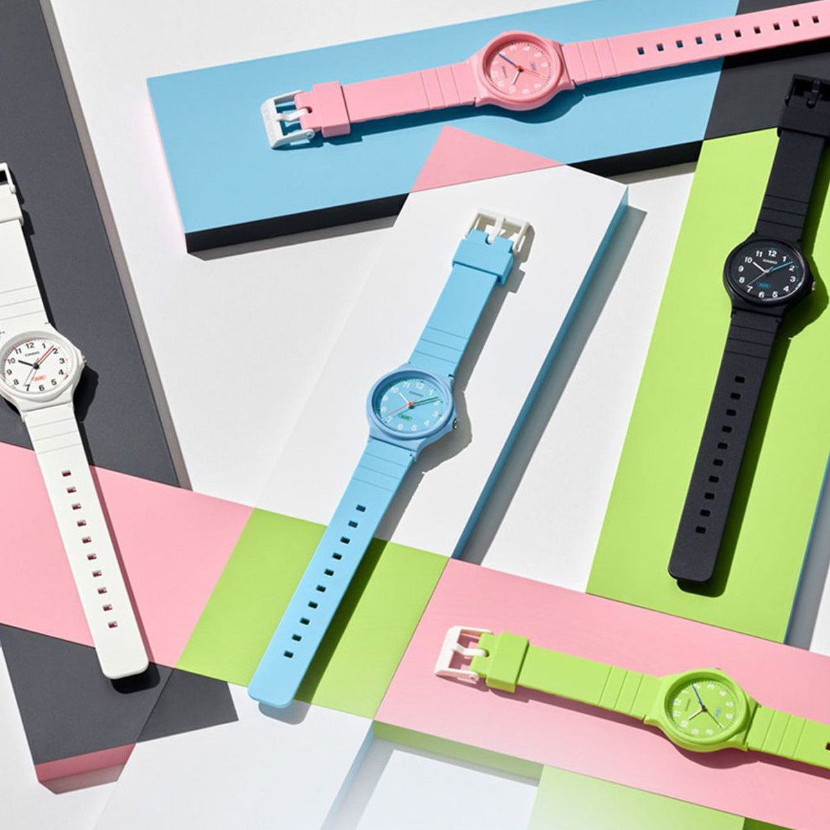 CASIO TIMELESS COLLECTION Mod. POP - BIO RESIN STRAP - WHITE LQ-24B-7BEF
