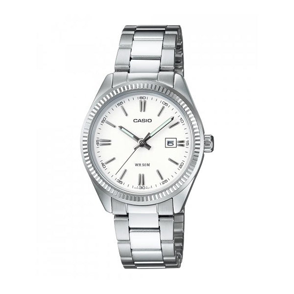 CASIO COLLECTION Mod. LADY DATE - WHITE LTP-1302PD-7A1VEG
