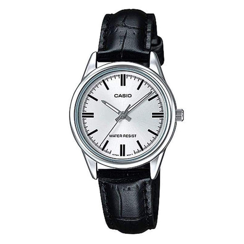 CASIO COLLECTION Mod. ONLY TIME LADY LEATHER - WHITE LTP-V005L-7AUDF