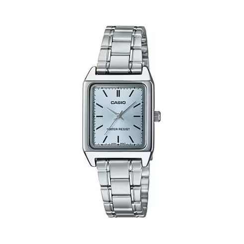 CASIO COLLECTION Mod. TANK, METAL ALLOY - LIGHT BLUE WATCHES CASIO COLLECTION & VINTAGE Light Gray