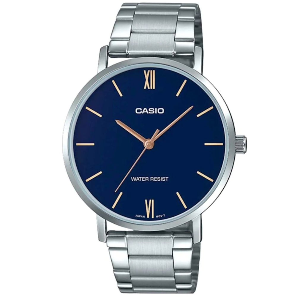 CASIO COLLECTION Mod. MINIMAL - PETROL BLUE LTP-VT01D-2BUDF