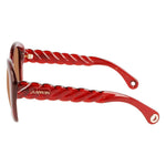 Lanvin Red Bio Injected Sunglasses 1728,67434610848,Lanvin,New with tags,Red,Sunglasses for Women - Sunglasses,Women Lanvin LALNV628S601AC