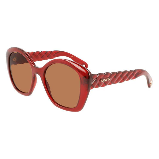 Lanvin Red Bio Injected Sunglasses 1728,67434610848,Lanvin,New with tags,Red,Sunglasses for Women - Sunglasses,Women Lanvin LALNV628S601AC