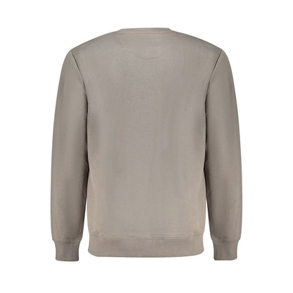 Lee Grigio Cotton Men Sweatshirt