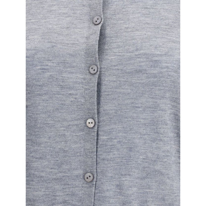 Lisa Yang Gray Cashmere Cardigan