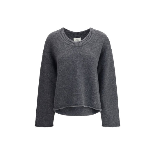 Loulou De Saison Derry Plunging U Neck Sweater LO-DERRYANTHRACITE-M