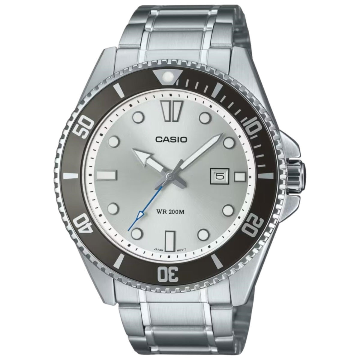 CASIO COLLECTION Mod. DIVER DATE 200M - ARGENTEE MDV-107D-7AVDF