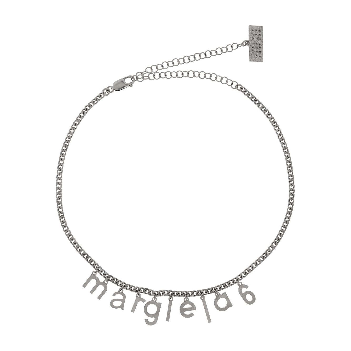 MM6 Maison Margiela logo-lettering necklace