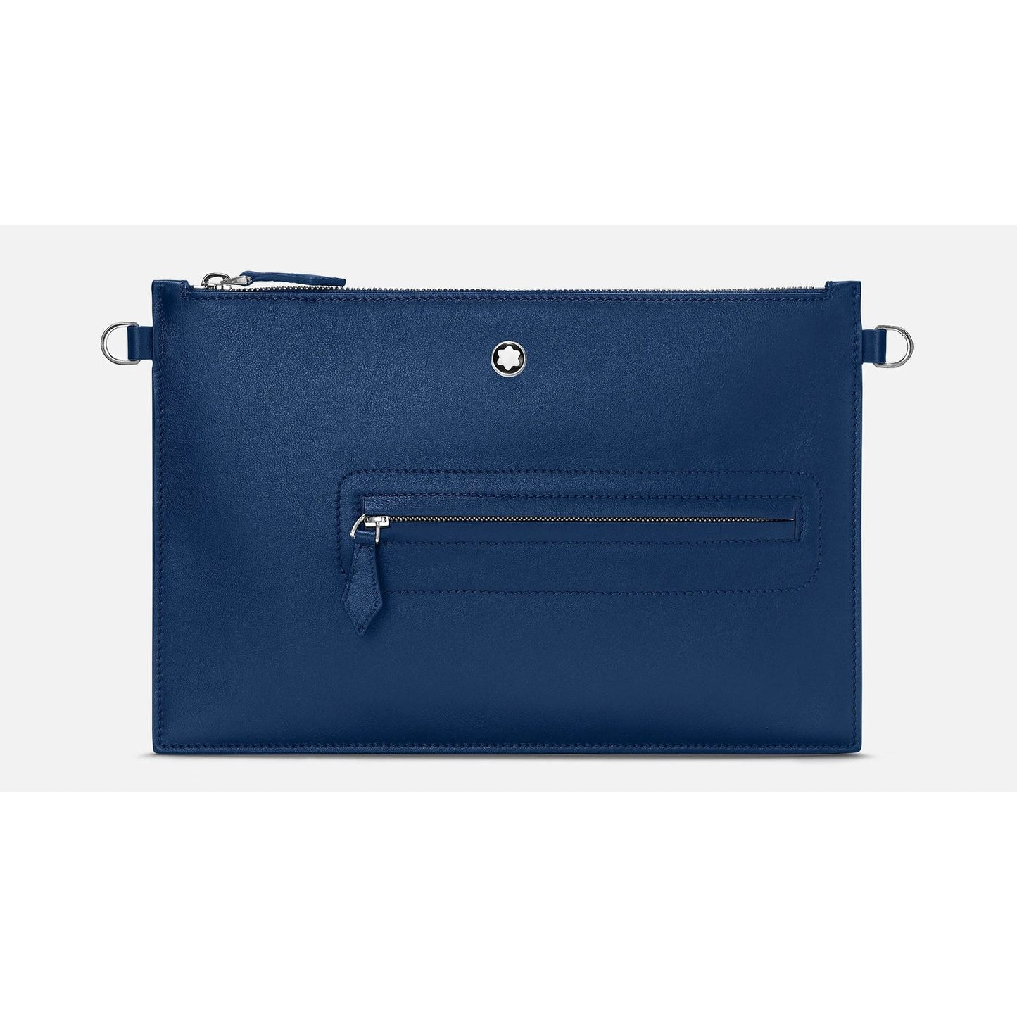 MONTBLANC LEATHER Mod. MEISTERSTUCK SELECTION SOFT lady's bag, blue leather with official packaging