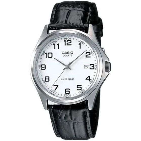 CASIO COLLECTION Mod. DATE - LEATHER. WHITE MTP-1183E-7BDF