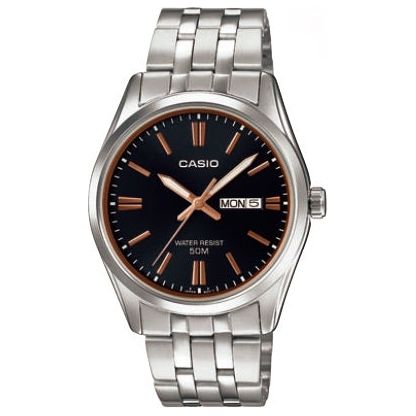 CASIO COLLECTION Mod. DATE. BRACELET - BLACK MTP-1335D-1A2VDF