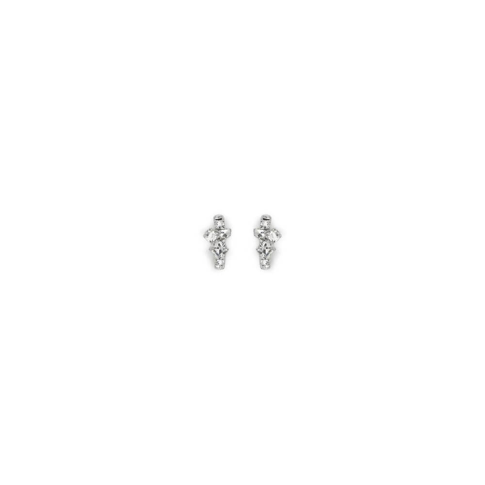 Magda Butrym Silver Brass Earrings