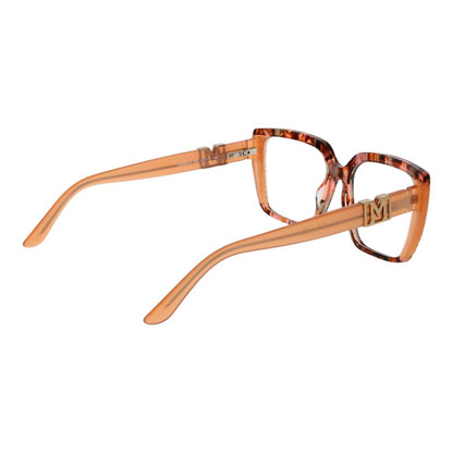 Marciano by Guess Orange Acetate Glasses (Frames) with butterfly style and full-rim design, perfect for women.