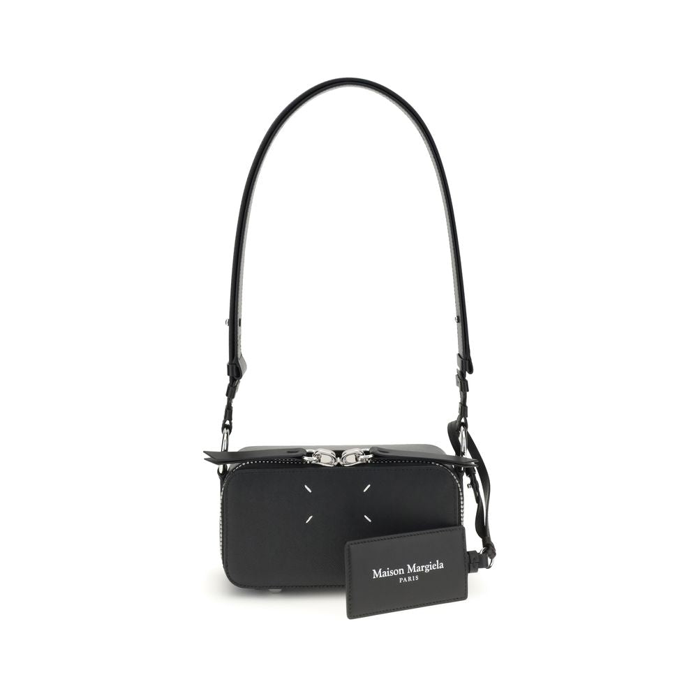 Margiela Black Calf Leather Bos Taurus Shoulder Bag