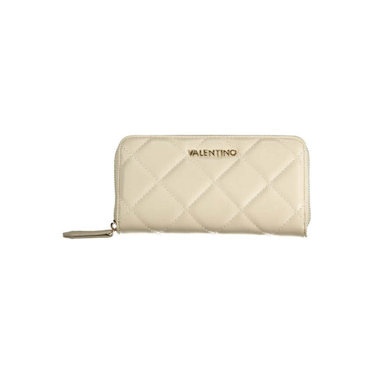Mario Valentino Beige Polyethylene Wallet