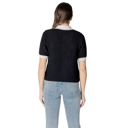Morgan De Toi Black Recycled Cotton Sweater