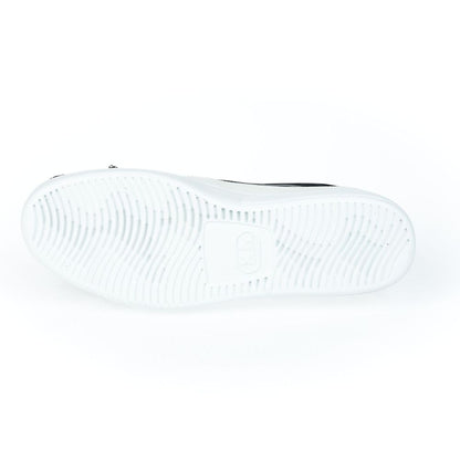 Mr&Mrs Italy Black Leather Women Slip-On Shoe