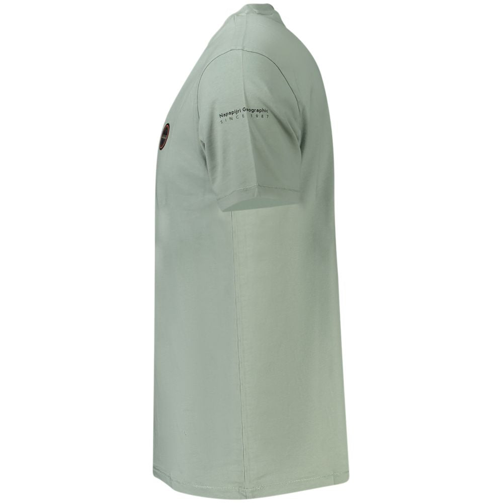 Napapijri Green Cotton Men T-Shirt