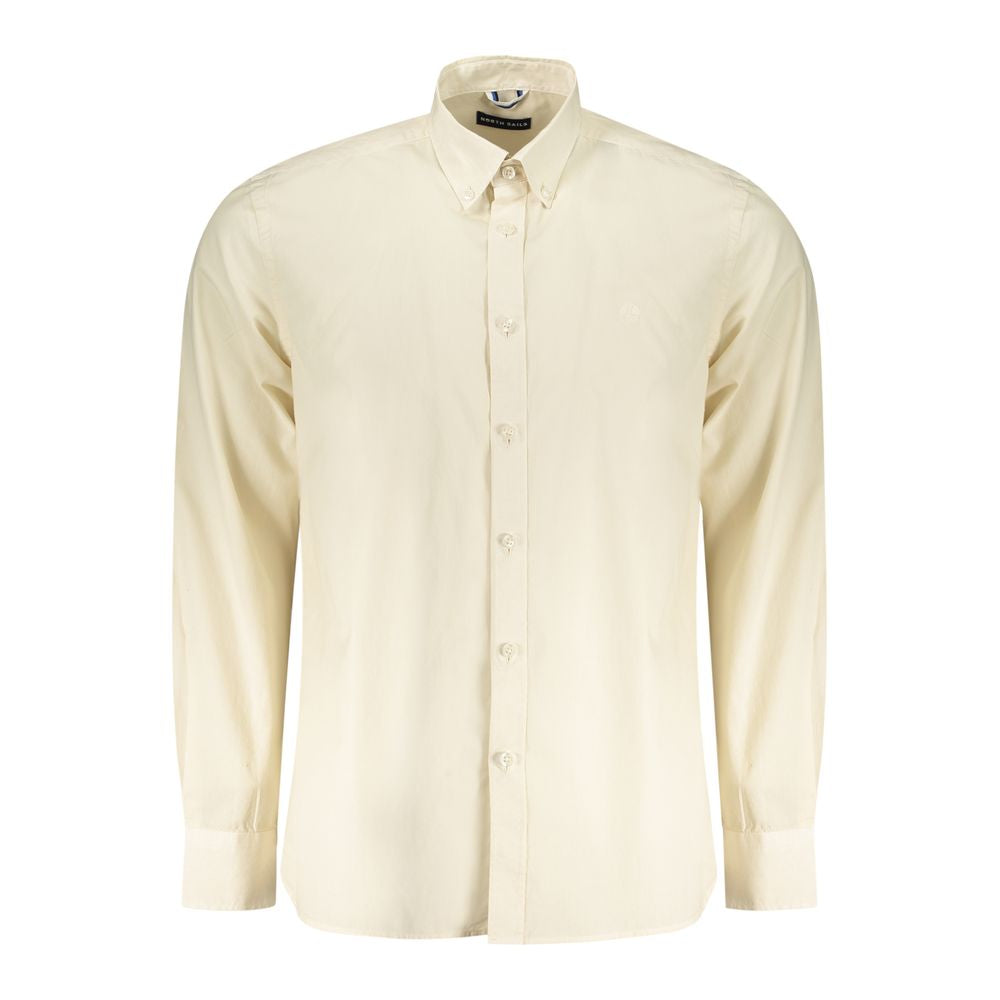 North Sails Beige Cotton Men Shirt