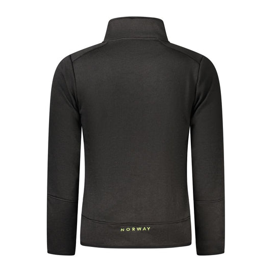 Norway 1963 Black Polyester Men Sweater NO-39704-S
