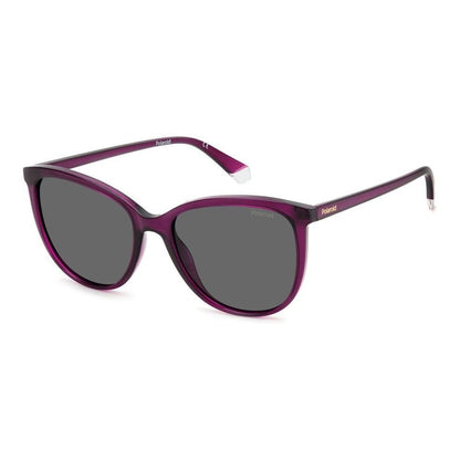 POLAROID MOD. PLD 4138_S lady sunglasses in purple polycarbonate frame.