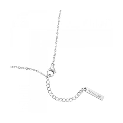 Silver necklace with clasp, POLICE JEWELS JEWELRY Mod. PEAGN0032001, elegant design