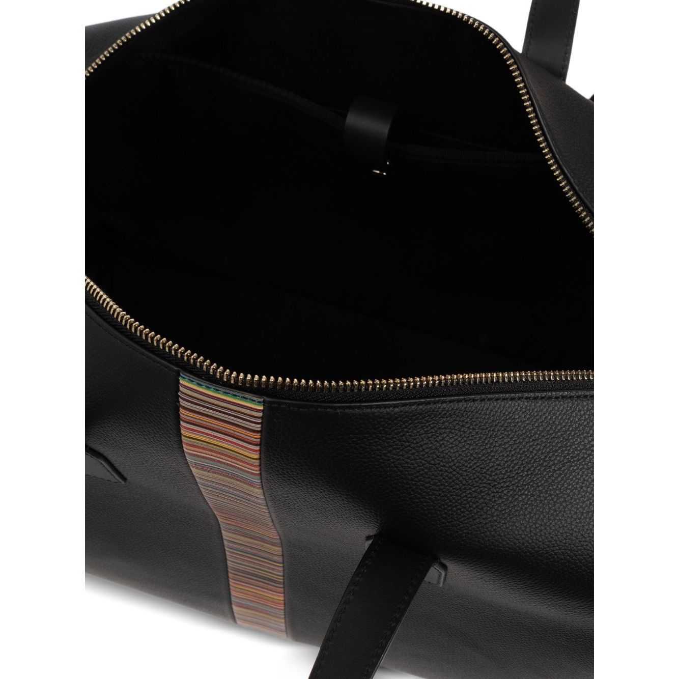 Paul Smith Leather 'Signature Stripe' Trim Holdall