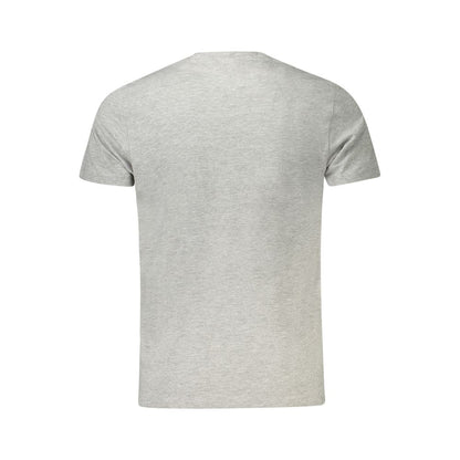 Back view of Pepe Jeans Brown Cotton Men T-Shirt with crew neck and slim fit design.