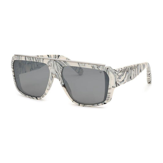 Philipp Plein White Injected Sunglasses 1728,Men,New with tags,Philipp Plein,Sunglasses for Men - Sunglasses,White Philipp Plein PPSPP074649YLX22GAC