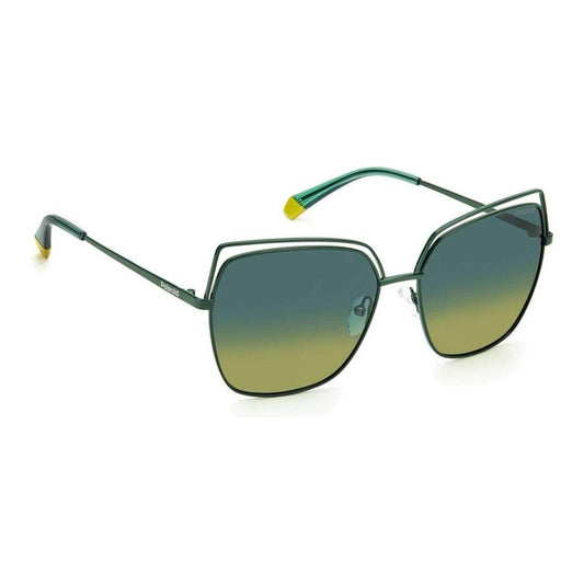 Polaroid Green Metal Sunglasses 1728,Green,New with tags,Polaroid,Sunglasses for Women - Sunglasses,Women Polaroid POPLD4093S1ED59Z7AC