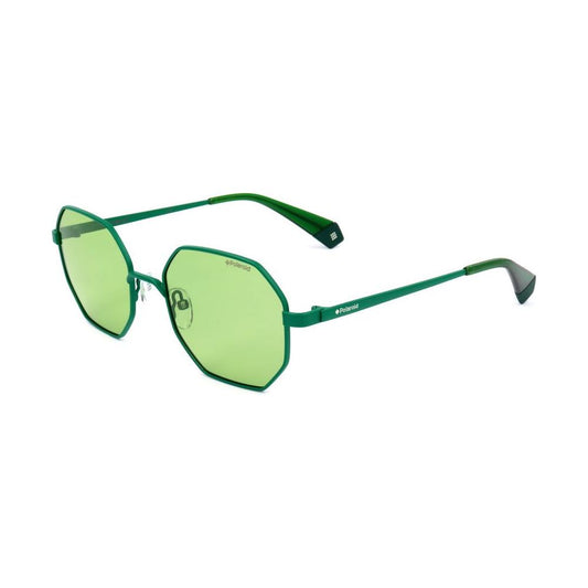 Polaroid Green Metal Sunglasses 1728,67434610848,Green,New with tags,Polaroid,Unisex,Unisex Sunglasses - Sunglasses Polaroid POPLD6067S1EDUCAC