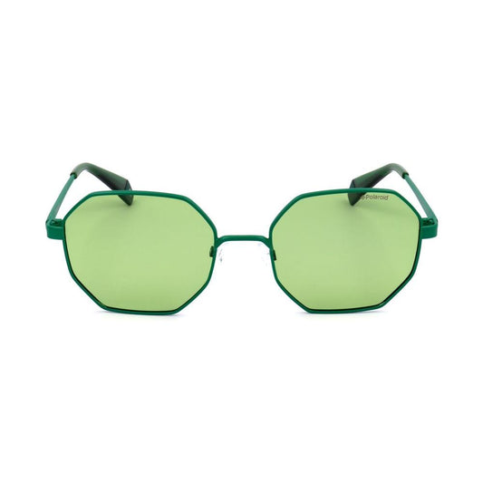 Polaroid Green Metal Sunglasses 1728,67434610848,Green,New with tags,Polaroid,Unisex,Unisex Sunglasses - Sunglasses Polaroid POPLD6067S1EDUCAC