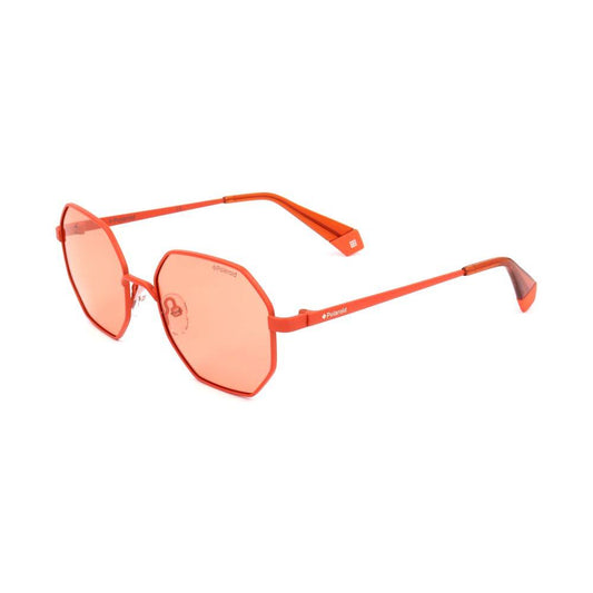 Polaroid Orange Metal Sunglasses 1728,New with tags,Orange,Polaroid,Unisex,Unisex Sunglasses - Sunglasses Polaroid POPLD6067S2M5HEAC