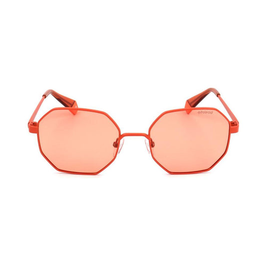 Polaroid Orange Metal Sunglasses 1728,New with tags,Orange,Polaroid,Unisex,Unisex Sunglasses - Sunglasses Polaroid POPLD6067S2M5HEAC