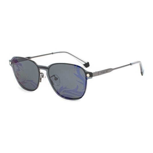 Polaroid Silver Metal Sunglasses 1728,New with tags,Polaroid,Silver,Unisex,Unisex Sunglasses - Sunglasses Polaroid POPLD6119GCSKJ1AC