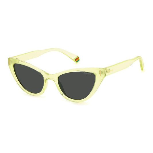 Polaroid Yellow Plastic Sunglasses 1728,New with tags,Polaroid,Sunglasses for Women - Sunglasses,Women,Yellow Polaroid POPLD6174S40GM9AC