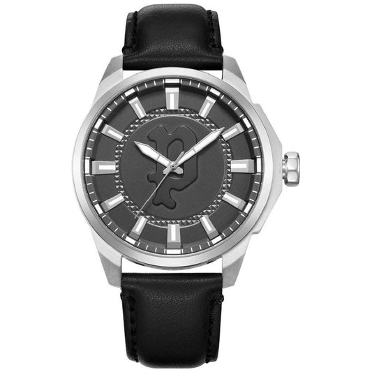 Police Black Leather Watch 1728,Black,Men,New with tags,Police,Watches for Men - Watches Police POPEWJA2204305AC