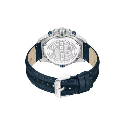 Police Blue Artificial Leather Watch 1728,67434610848,Blue,Men,New with tags,Police,Watches,Watches for Men - Watches Police POPEWJF0022503AC