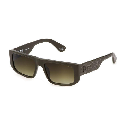 Police Green Acetate Sunglasses 1728,Green,Men,New with tags,Police,Sunglasses for Men - Sunglasses Police POSPLL1355073MAC