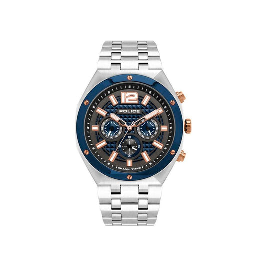 Police Silver Stainless Steel Watch 1728,Men,New with tags,Police,Silver,Watches for Men - Watches Police POPL15995JSTBL61MAC