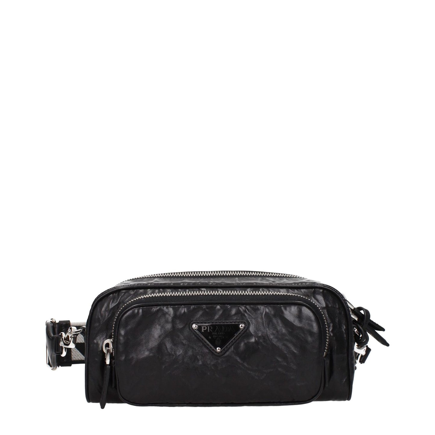 Prada Black Leather Crossbody Bag
