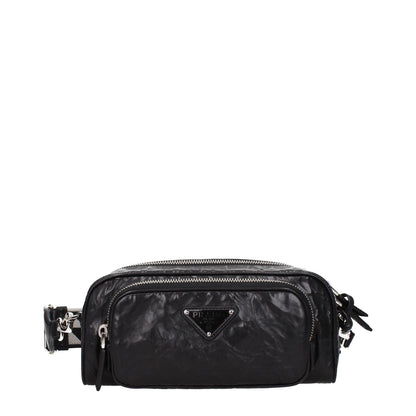 Prada Black Leather Crossbody Bag