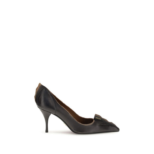 Prada Leather Pumps PR-1I194OFA085V69F0Y71-EU37/US7