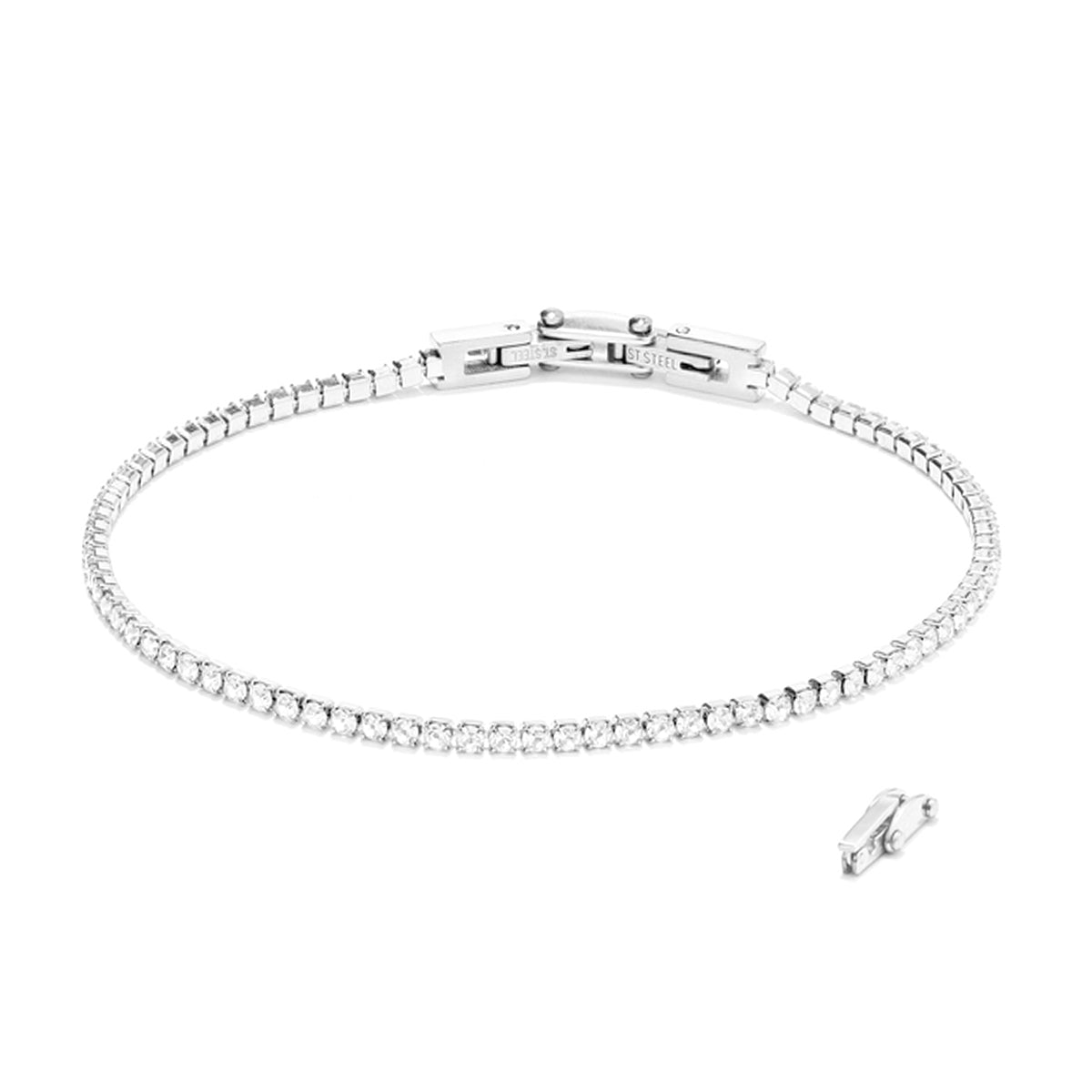 RADIANT JEWELS JEWELRY Mod. RH000008 elegant diamond bracelet with a secure clasp design