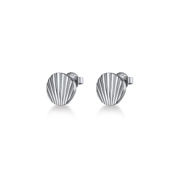 ROSEFIELD JEWELS JEWELRY Mod. JSSES-J168 silver earrings with shell design