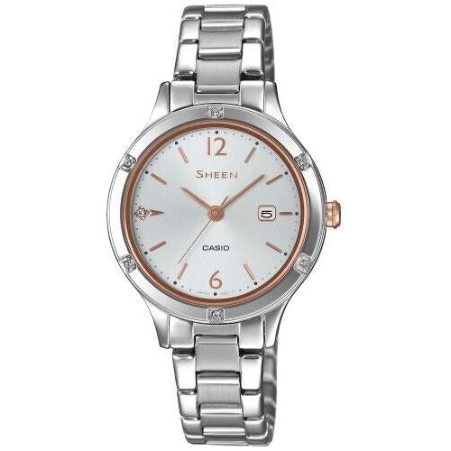 CASIO SHEEN Mod. LADY DATE - SILVER ***SPECIAL PRICE*** WATCHES CASIO COLLECTION & VINTAGE Light Gray